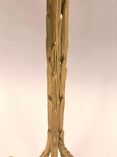  Maison Bagu s French Mod Neoclassic Gilt Bronze Faux Bamboo Table Lamps Maison Bagu s Pair