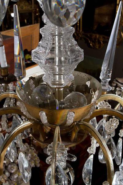  Maison Bagu s IMPORTANT PAIR OF CRYSTAL CHANDELIERS BY MAISON BAGU S