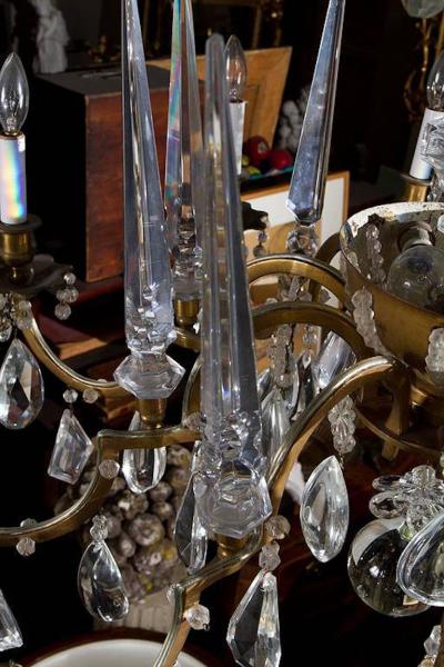  Maison Bagu s IMPORTANT PAIR OF CRYSTAL CHANDELIERS BY MAISON BAGU S