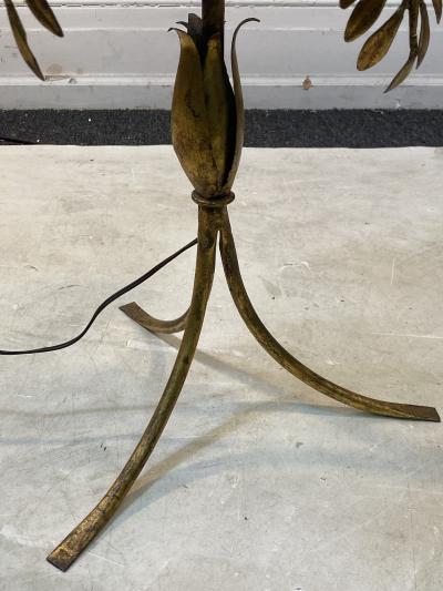  Maison Bagu s MID CENTURY ITALIAN GILT METAL PALM TREE FLOOR LAMP