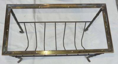  Maison Bagu s Magazine Rack Bamboo Model Maison Bagu s Polished Brass
