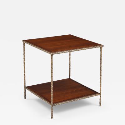  Maison Bagu s Maison Bagu s Attibuted Two Tier Bronze Large side Table