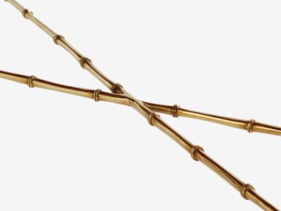  Maison Bagu s Maison Bagu s bamboo brass Chinese lacquered coffee table 1950s