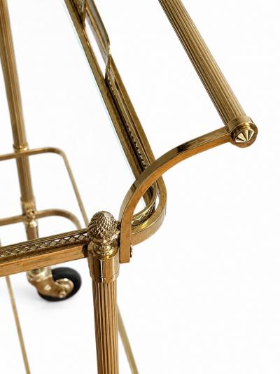  Maison Bagu s Maison Bagues Brass Bar Cart Circa 1950