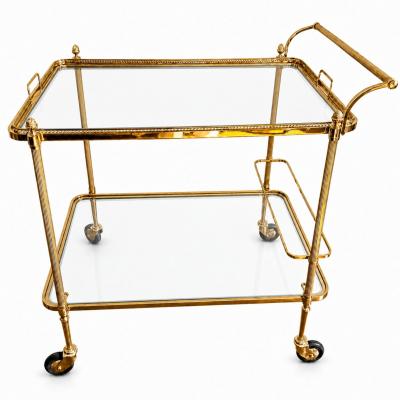  Maison Bagu s Maison Bagues Brass Bar Cart Circa 1950