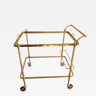  Maison Bagu s Maison Bagues Brass Bar Cart Circa 1950