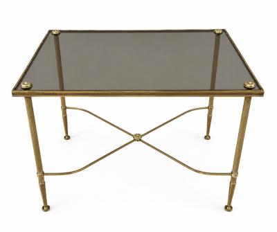  Maison Bagu s Maison Bagues Tripartite Brass Coffee Table