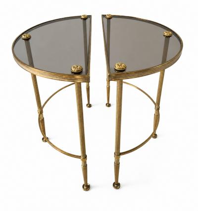  Maison Bagu s Maison Bagues Tripartite Brass Coffee Table