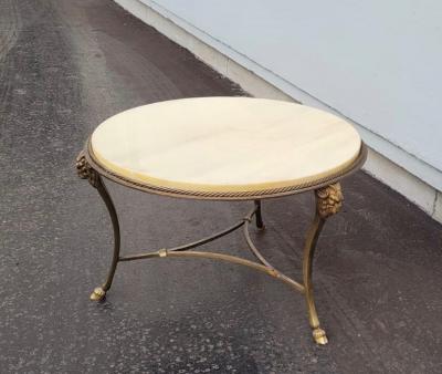  Maison Bagu s Maison Bagues gold bronze ram coffee table