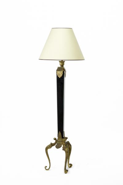  Maison Bagu s Maison Bagues superb mirrored and gold bronze adorn floor lamp