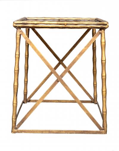  Maison Bagu s Mid Century Brass And Mirror Low Table