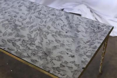  Maison Bagu s Midcentury Maison Bagues French Bronze Coffee Table