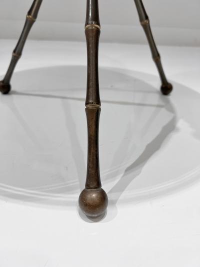  Maison Bagu s PAIR OF FAUX BAMBOO TABLES