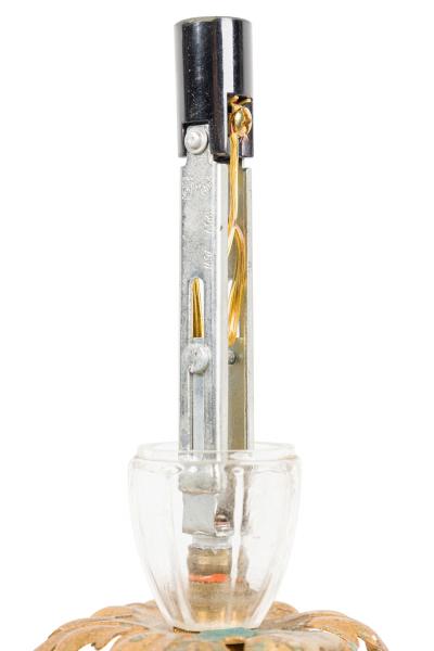  Maison Bagu s Pair of French Mid Century 4 Arm Glass and Bronze Peacock Wall Sconces