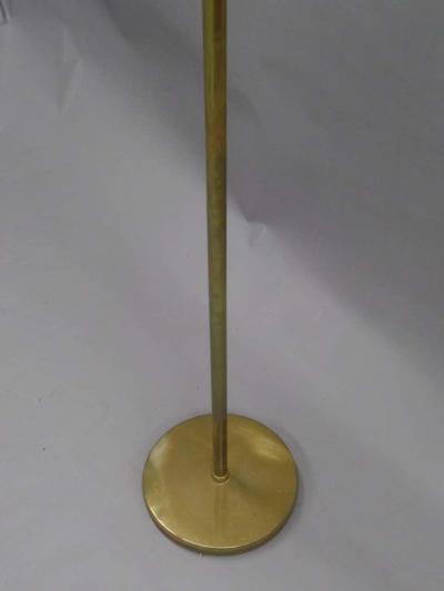  Maison Bagu s Pair of Large French Mid Century Modern Brass Floor Lamps Attr Maison Bagues