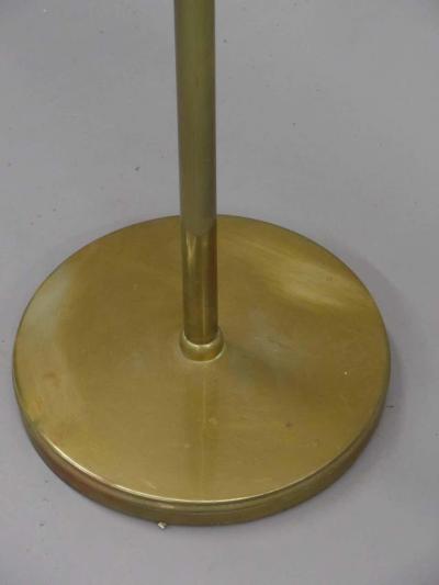  Maison Bagu s Pair of Large French Mid Century Modern Brass Floor Lamps Attr Maison Bagues