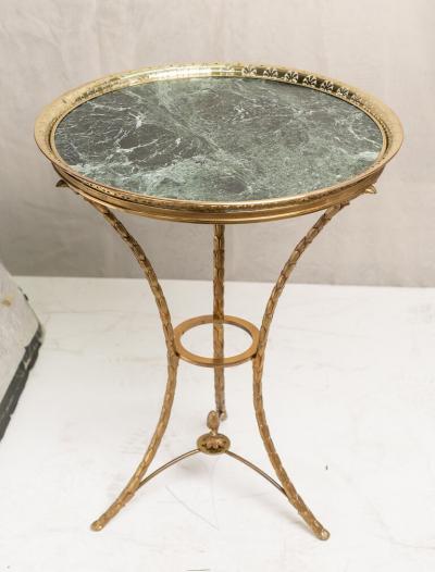  Maison Bagu s RARE FINE QUALITY GILDED BRONZE GUERIDON BY MAISON BAGU S