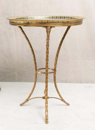  Maison Bagu s RARE FINE QUALITY GILDED BRONZE GUERIDON BY MAISON BAGU S