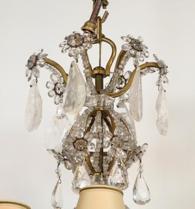  Maison Bagu s Rare Rock Crystal Chandelier