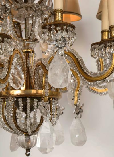  Maison Bagu s Rare Rock Crystal Chandelier