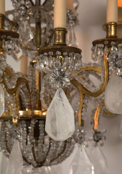  Maison Bagu s Rare Rock Crystal Chandelier