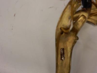  Maison Bagu s Series of 2 Pairs of Sconces Doing in Gilt Bronze Louis XV Style Signed Bague s