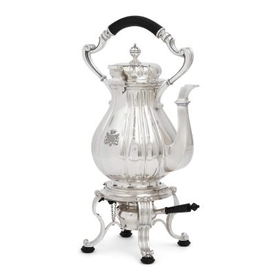 Maison Cardeilhac Silver and silver plate tea and coffee set by Cardeilhac