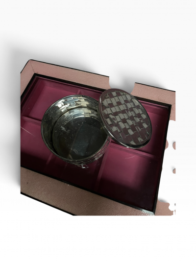  Maison Christofle Silver plated decorative box by Christofle