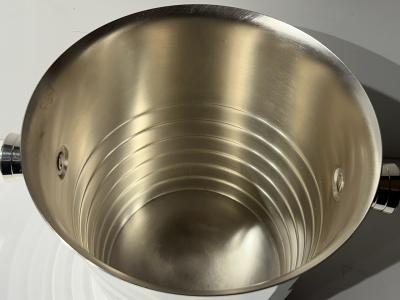  Maison Christofle Streamline Art Deco Champagne Bucket by Christophe