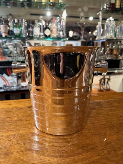  Maison Christofle Streamline Art Deco Champagne Bucket by Christophe