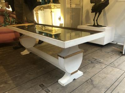  Maison Dolt Maison Dolt long superb french 40s neo classical coffee table