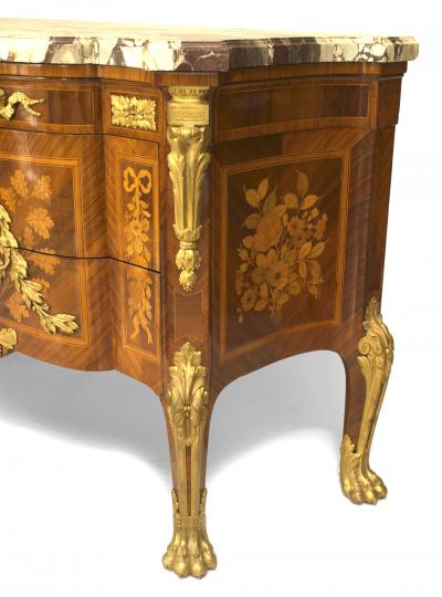  Maison Krieger French circa 1880 Louis XV Transitional Style Commode