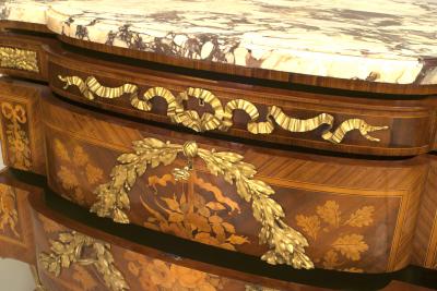  Maison Krieger French circa 1880 Louis XV Transitional Style Commode