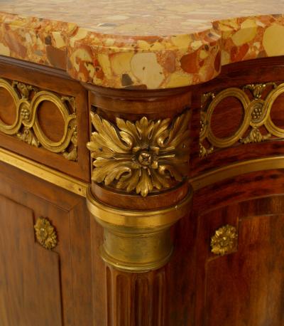  Maison Krieger Krieger French Victorian Mahogany Cabinet