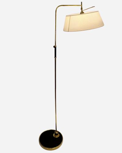  Maison Lunel Adjustable and extendable floor lamp by Maison Lunel Paris France circa 1960