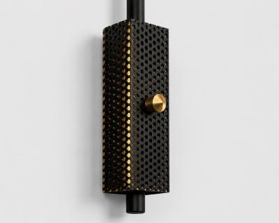  Maison Lunel Large adjustable swing arm wall sconce Editions Maison Lunel Paris circa 1960