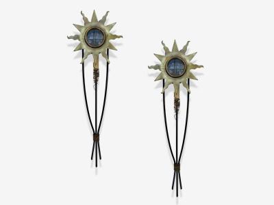  Maison Lunel Maison Lunel Style French Modern Bronze Steel Wall Lights 21st c 