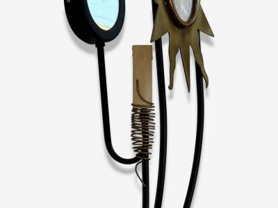  Maison Lunel Maison Lunel Style French Modern Bronze Steel Wall Lights 21st c 