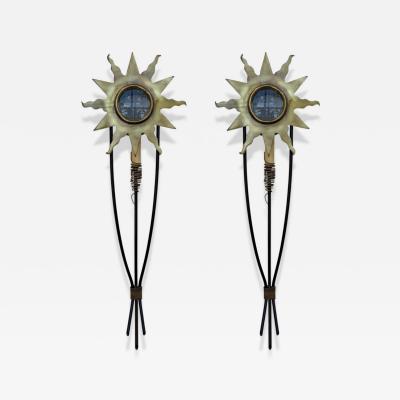  Maison Lunel Maison Lunel Style French Modern Bronze Steel Wall Lights 21st c 