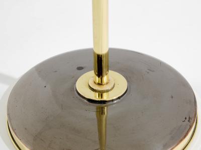  Maison Lunel Maison Lunel diabolo brass gunmetal floor lamp 1950s