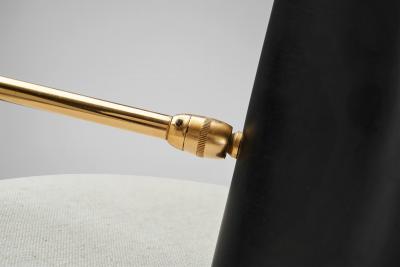  Maison Lunel Metal and Brass Wall Lamp in the manner of Maison Lunel France ca 1960s