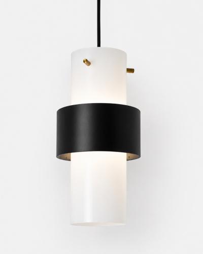  Maison Lunel Pair of pendant lights Editions Maison Lunel Paris France circa 1950 1960