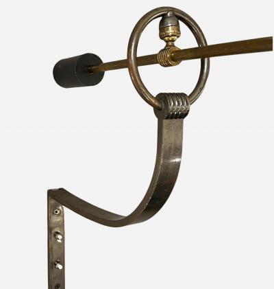  Maison Lunel Rare rotating wall lamp by Maison Lunel France 1950