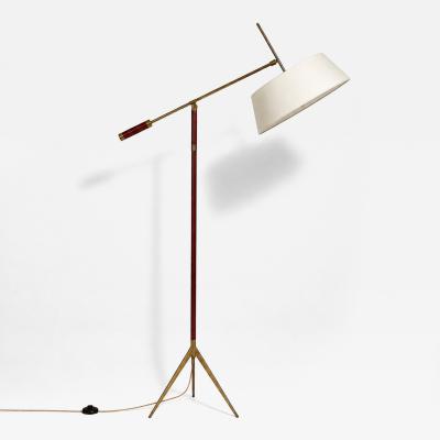  Maison Lunel Swinging floor lamp Editions Maison Lunel Paris France circa 1950