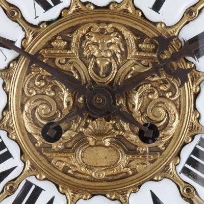  Maison Mottheau et fils Antique gilt bronze clock and barometer set by Maison Mottheau et Fils