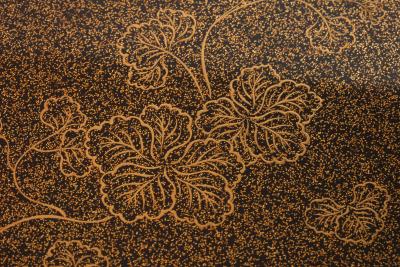  Maki e Set of Paper Box Box for Writing Utensils Box for Brushes w Design of Ferns