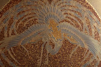  Maki e Writing Box with Phoenix 1910s 20s