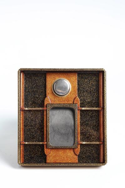  Maki e Writing Box with Phoenix 1910s 20s