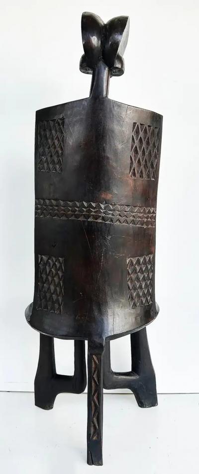  Makonde People Late 20th Century African Carved Throne Chair Makonde People of Tanzania