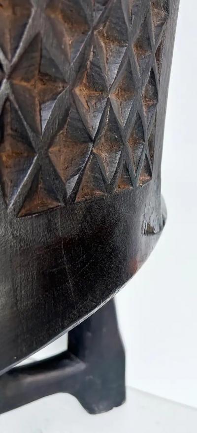  Makonde People Late 20th Century African Carved Throne Chair Makonde People of Tanzania
